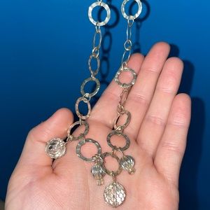 Handmade Silver Metal and Beaded Necklace